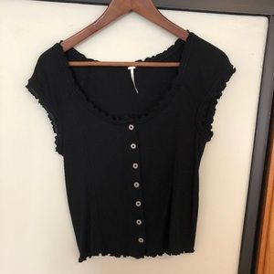 Free People Black Top